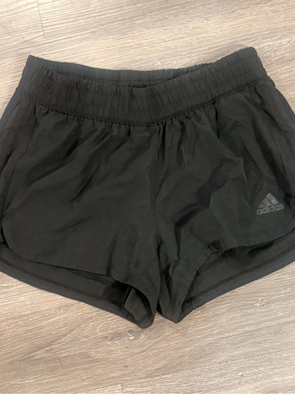 adidas Women's Black Athletic Shorts with Elastic Waist